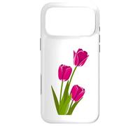 Carcasa para iPhone 17 Pro MAX Tulipanes Rosados Hermosa Flor botánica