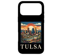 Carcasa para iPhone 17 Pro MAX Tulsa Oklahoma Retro Vintage Horizonte Río Art Deco Monumento