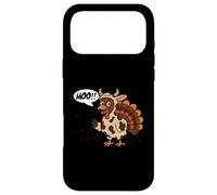 Carcasa para iPhone 17 Pro MAX Turkey Moo Funny Thanksgiving Cow Meme para Hombre y Mujer