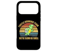 Carcasa para iPhone 17 Pro MAX Turtle Running Team We're Slow As Shell Running Marathon