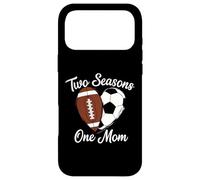 Carcasa para iPhone 17 Pro MAX Two Seasons One Mom Deportes Madre Fan Apoyo