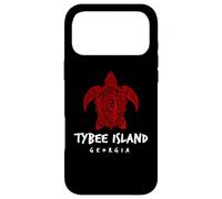 Carcasa para iPhone 17 Pro MAX Tybee Island Georgia Tribal Sea Turtle Island Diseño