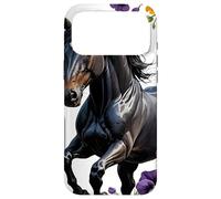 Carcasa para iPhone 17 Pro MAX Un Caballo de Nueva Jersey rodeado de Flores violetas comunes 2
