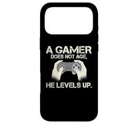 Carcasa para iPhone 17 Pro MAX Un Gamer no envejece Sube de Nivel lujuria Gaming