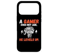 Carcasa para iPhone 17 Pro MAX Un Gamer no envejece Sube de Nivel lujuria Gaming