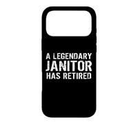 Carcasa para iPhone 17 Pro MAX Un Legendario Conserje Tiene cotización de custodio de jubilación Jubilado