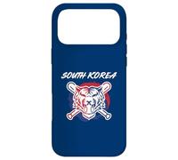 Carcasa para iPhone 17 Pro MAX Un Tigre con Bates de béisbol Cruzados Orgullo de Corea del Sur