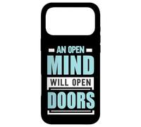 Carcasa para iPhone 17 Pro MAX Una Mente Abierta abrirá Puertas | Mentalidad Motivacional