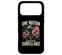 Carcasa para iPhone 17 Pro MAX Una Nación Bajo Vigilancia Policía Estado Sin Privacidad 1984