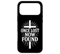 Carcasa para iPhone 17 Pro MAX Una Vez perdido Ahora Encontrado fe inspiradora Cristiano