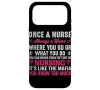 Carcasa para iPhone 17 Pro MAX Una Vez Que una Enfermera Siempre una Enfermera Donde Vas o lo Que Haces