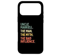 Carcasa para iPhone 17 Pro MAX Uncle Markell Cita El Hombre El Mito La Mala Influencia Divertido