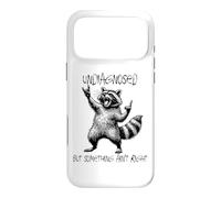 Carcasa para iPhone 17 Pro MAX Undiagnosed But Something Ain't Right Funny Raccoon Feral