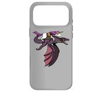 Carcasa para iPhone 17 Pro MAX Unicornio Monta Dragón Divertido Fantasía Mítico Niños Niñas