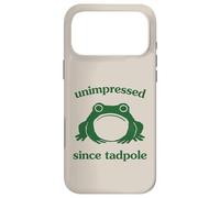 Carcasa para iPhone 17 Pro MAX Unimpressed Since Tadpole Funny Frog Silly Graphic