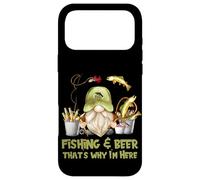 Carcasa para iPhone 17 Pro MAX Unique Angler GNOME - Fishing and Beer That`s Why I´m Here