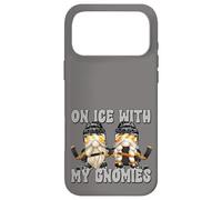 Carcasa para iPhone 17 Pro MAX Unique Hockey Player For GNOME Lover On Ice with My Gnomies
