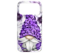 Carcasa para iPhone 17 Pro MAX Unique Purple GNOME with Lilac Anemones Floral Aesthetic