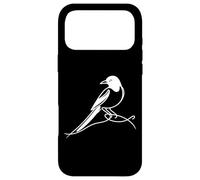 Carcasa para iPhone 17 Pro MAX Urraca Arte Lineal Observador de Aves
