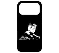Carcasa para iPhone 17 Pro MAX Urraca Arte Lineal Observador de Aves