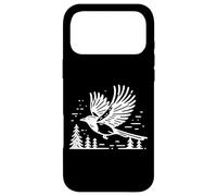 Carcasa para iPhone 17 Pro MAX Urraca Arte Lineal Observador de Aves
