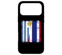 Carcasa para iPhone 17 Pro MAX Uruguay Tailandia Media Bandera Raíces Uruguayas Tailandesas