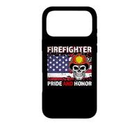 Carcasa para iPhone 17 Pro MAX US Firefighter Pride and Honor American Flag Fireman