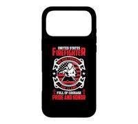 Carcasa para iPhone 17 Pro MAX US Firefighter Pride and Honor American Flag Fireman