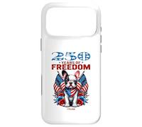 Carcasa para iPhone 17 Pro MAX USA 250th Anniversary Celebra Cool Patriotic Boxer Puppy