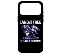 Carcasa para iPhone 17 Pro MAX USA Eagle Land of The Free Because of The Brave