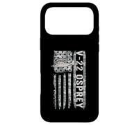 Carcasa para iPhone 17 Pro MAX V-22 Osprey Bandera Americana Helicóptero Militar Camo V22