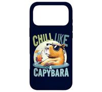 Carcasa para iPhone 17 Pro MAX Vacaciones de Capybara - Regalo Cita drole Design Zen Moda