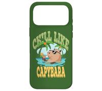 Carcasa para iPhone 17 Pro MAX Vacaciones de Capybara - Regalo Cita drole roedor Zen
