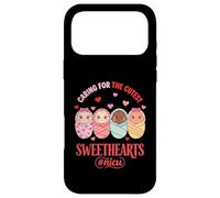Carcasa para iPhone 17 Pro MAX Valentines Day Caring for The Cutest Sweethearts Nicu Nurse