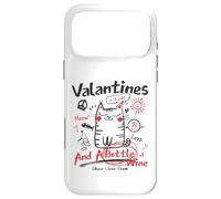 Carcasa para iPhone 17 Pro MAX Valentines Is A Cat and A Bottle of Wine Cause I Love Them