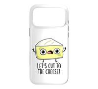 Carcasa para iPhone 17 Pro MAX Vamos a Cortar al Queso Divertido Juego de Palabras de Comida
