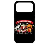 Carcasa para iPhone 17 Pro MAX Vamos a Ver películas de Terror Lindo Espeluznante Halloween Snacks Película