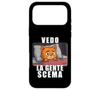 Carcasa para iPhone 17 Pro MAX Vedo la Gente scema. Parodia per chi è circondato da idioti