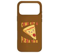 Carcasa para iPhone 17 Pro MAX Ven a Buscar una Pizza Este Lindo y Divertido Kawaii