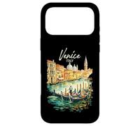 Carcasa para iPhone 17 Pro MAX Venecia Góndola Italia Viaje Souvenir Acuarela