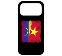 Carcasa para iPhone 17 Pro MAX Venezuela Vietnam Media Bandera Venezolana Vietnamita Historia