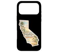 Carcasa para iPhone 17 Pro MAX Venice Beach California Recuerdo de Acuarela Tropical