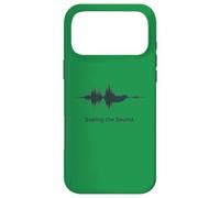 Carcasa para iPhone 17 Pro MAX Ver la frecuencia de la Forma de Onda del Audio del pájaro sonoro