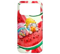 Carcasa para iPhone 17 Pro MAX Verano con mis gnomos sandía Retro Playa Verano