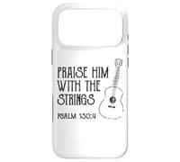 Carcasa para iPhone 17 Pro MAX Verso de la Biblia para guitarristas Cristianos
