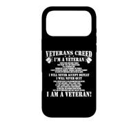 Carcasa para iPhone 17 Pro MAX Veteran’s Creed I’m Veteran T-Shirt