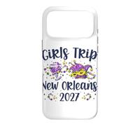 Carcasa para iPhone 17 Pro MAX Viaje de Chicas Nueva Orleans 2027 Mardi Gras NOLA Girls Travel
