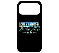Carcasa para iPhone 17 Pro MAX Viaje de cumpleaños a Cozumel 2026 México Cancún Vacaciones Beach Crew