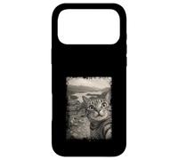 Carcasa para iPhone 17 Pro MAX Viaje Vintage Divertido para Amantes de los Gatos en Lake District