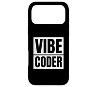 Carcasa para iPhone 17 Pro MAX Vibe Coder Minimalista Tech Inteligencia Artificial AI
